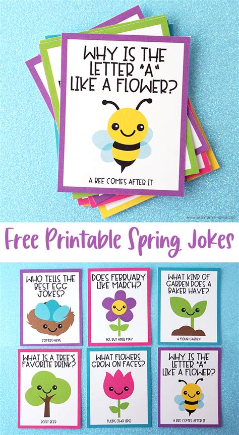 Free Printable Spring Jokes Spring Jokes Lunchbox Jokes Funny Jokes