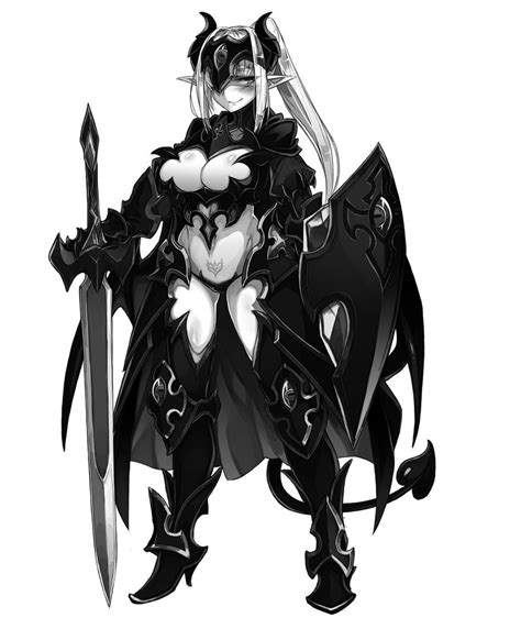 Succubus And Dark Knight Monster Girl Encyclopedia Drawn By Kenkou