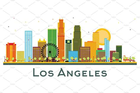 Los Angeles California City Skyline In 2023 City Skyline California