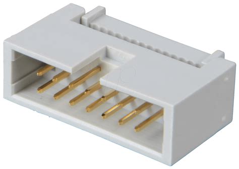 Wsl 14sk Box Connector 14 Pin Idc Connector At Reichelt Elektronik