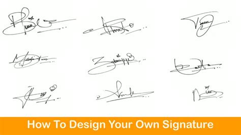 ️ How To Design Your Own Amazing Signature Examples Youtube