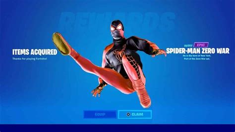 New Spiderman Skin Fortnite Fortnite Spider Man Zero Outfit Get Free