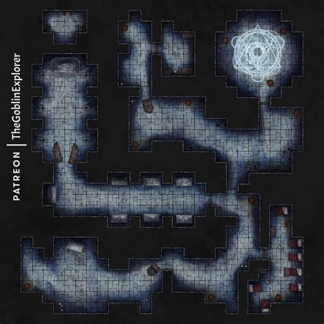 Oc Battlemap Endless Dungeon Lich Lair Level 9 30x30 Rdnd