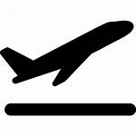 Airport Plane Takeoff Icon Airliner Transport Fight