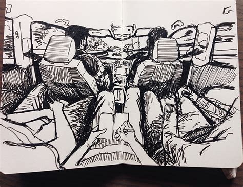 Artist Tells The Story Of His Life Through Point Of View Drawings
