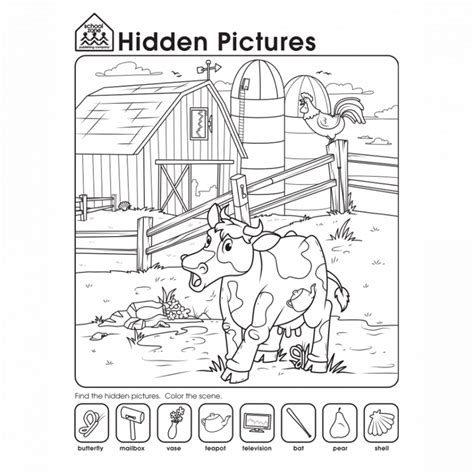 Free Hidden Pictures Worksheets Activity Shelter Printable Pictures