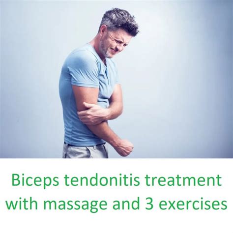 Biceps Tendonitis Treatment With Massage And 3 Exercises