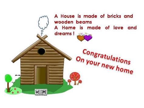 Congratulations On Your New Home Quotes Quotesgram