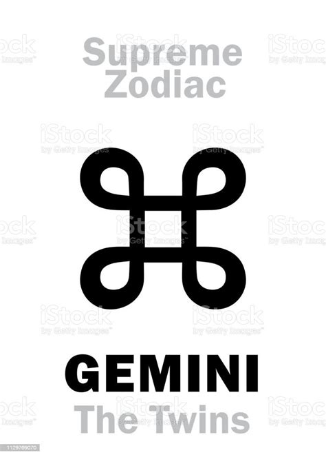Astrology Alphabet Gemini Stock Illustration Download Image Now Istock