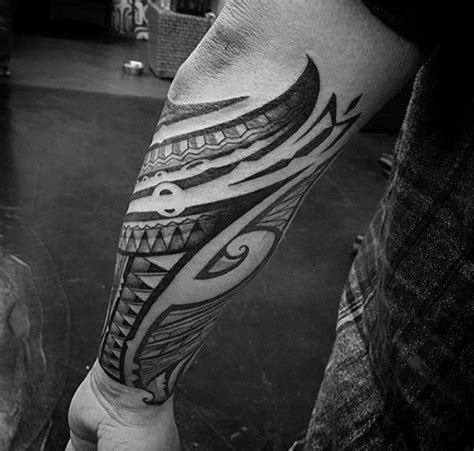 60 Tribal Forearm Tattoos For Men Manly Ink Design Ideas Tribal