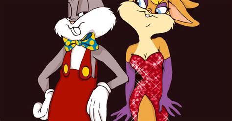 Lola Bunny And Bugs As Jessica Rabbit And Roger Fanart My