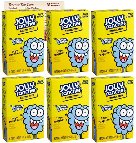 Buy Jolly Rancher Blue Raspberry Singles To Go Drink Mix Boxes Flavor Packets Of Sugar