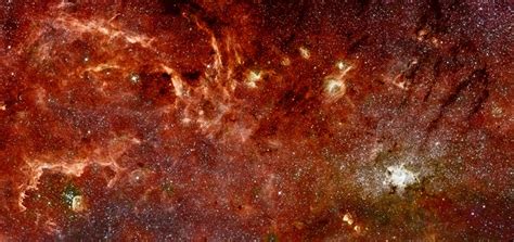 Hubble Spitzer Collaborate For Stunning Panorama Of Galactic Center