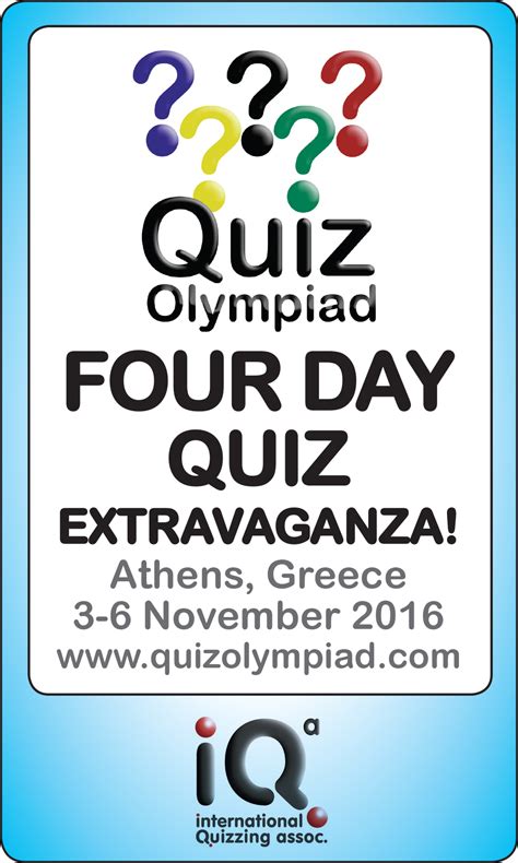 Quizzing Advert 240x400px Olympiad World Quizzing Championships