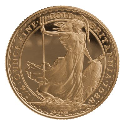 1/4oz Gold Britannia 916.7 - Britannia Gold Coins | UKBullion