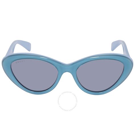 gucci blue cat eye ladies sunglasses gg1170s 003 54 889652391885 sunglasses jomashop