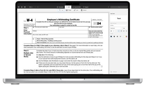 How To Fill Out Irs W4 Form 2024 Pdf Pdf Expert Worksheets Library