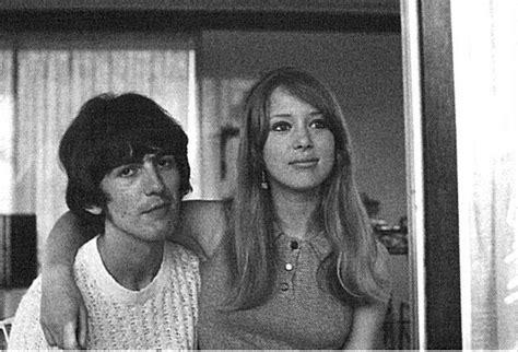 Pattie And George Harrison On Their Honeymoon In Pattie Boyd