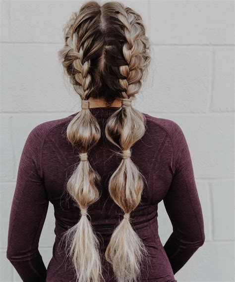 Bubble Braid This Beautiful Bubble Braid Is Perfect For Medium To Long Hair More The Bubble