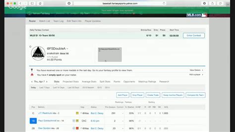 Latest update refers to when we last checked for revised rankings. Yahoo Fantasy Baseball 101 (How to Play) - YouTube