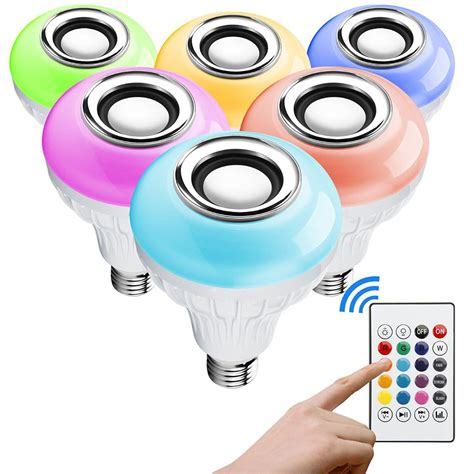 Led Light Bulb With Integrated Bluetooth Speaker Gearvita