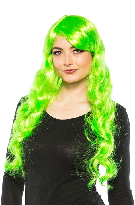 iwona hair curly long green root light green ombre wig half hand tied heat resistant synthetic