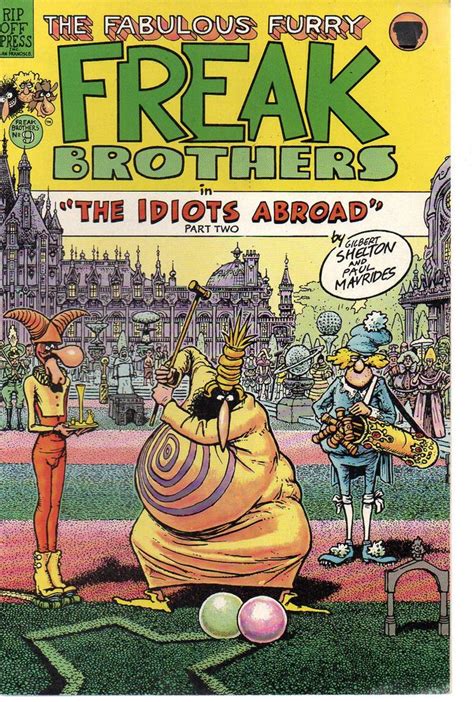 Freak Brothers Rip Off Press Underground Comic Comic Books Art Comic Art