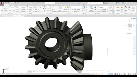 Autocad 3d How To Create Bevel Gear Easy Step 2020 In Autocad By