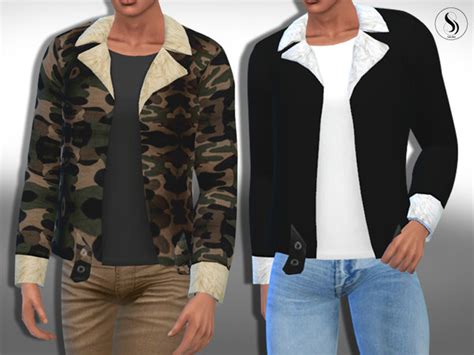 Male Sims Fur Jackets By Saliwa At Tsr Sims 4 Updates