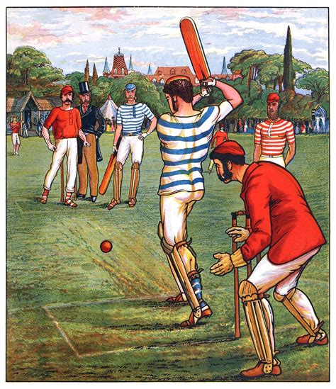 Cricket Old Book Illustrations