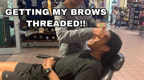 Getting My Brows Threaded Youtube