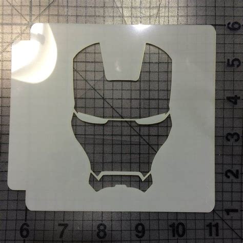 Iron Man 101 Stencil Jb Cookie Cutters