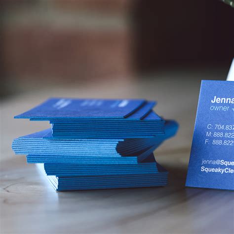 Painted Edge Business Cards Colored Edge Business Cards