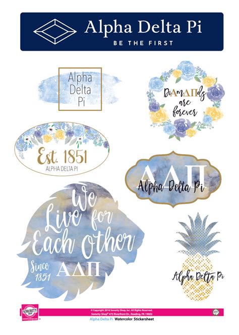 Sorority Stickers And Decals High Quality Sorority Stickers Sororityshop