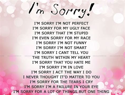 Inspirational Best Love Apology Quotes Apologize Hd Wallpaper Pxfuel