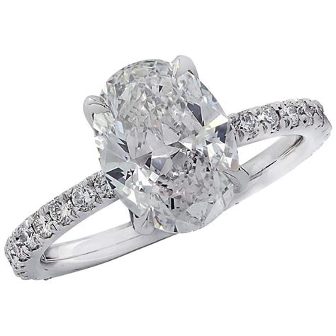 Vivid Diamonds Gia Certified 201 Carat Oval Cut Diamond Engagement