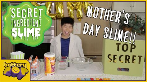 Secret Ingredient Slime Mothers Day Slime Mothers Day Diy Diy