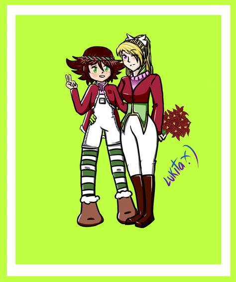 outfitdenavidad mika and lily by lkcartoonist on deviantart