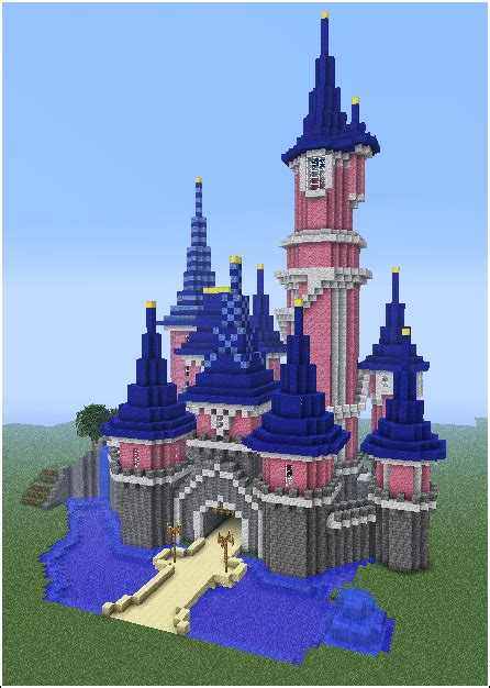 Disney Castle In Minecraft Outros Pinterest Castles Patience