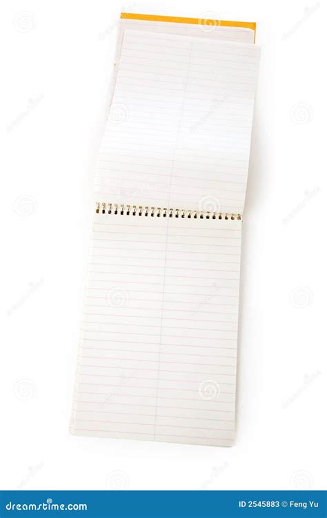Opened Notepad Stock Image Image Of Empty Diary Memo 2545883