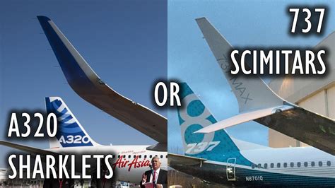 Airbus A320 Sharklets Or Boeing 737 Split Scimitar Winglets Full Hd