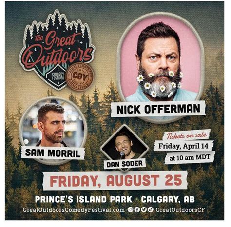 Calgarys Great Outdoors Comedy Festival Adds Nick Offerman To Festival