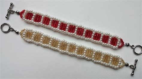 I gathered some other things to make. Simple beaded pattern .How to make beautiful bracelets at ...