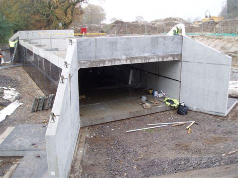 Precast Concrete Box Culverts After Installation Underground Homes