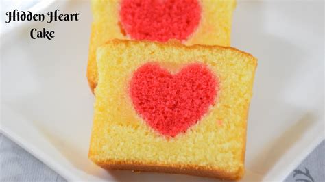 hidden heart cake surprise heart inside cake valentine day special cake youtube