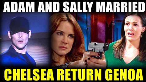 Cbs Young And The Restless Spoilers Sally And Adam Get Married On Christmas Chelsea Back To