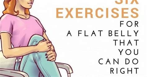 6 Exercises For A Flat Belly That You Can Do Right In A Chair