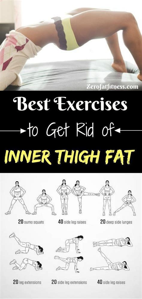 best thigh fat workouts to lose inner thigh fat hips and tone legs at home these exercises