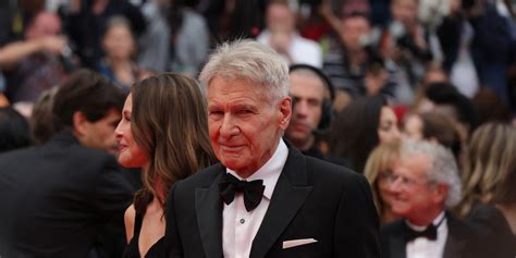 Cannes Film Festival Harrison Ford Climbs The Steps To Present