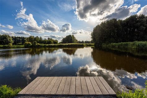 4k Edam Netherlands Rivers Sky Scenery Clouds Hd Wallpaper